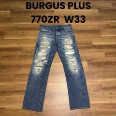 BURGUS PLUS 770ZR ダメージ クラッシュ リペアデニム　ヒノヤのサムネイル