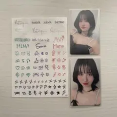 MISAMO Masterpiece オンラインくじ モモ トレカ ステッカー