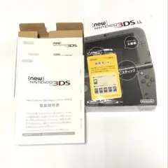 ニンテンドーNew 3DS LL メタリックブラック 空箱のみ