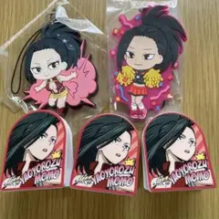 僕のヒーローアカデミア ヒロアカ ラバーストラップ クリップ　八百万百　5個