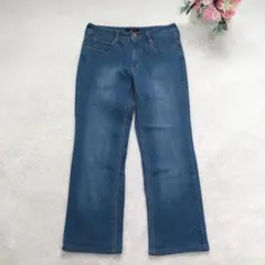 サッソン デニムパンツ レディース ボトム ジーンズ カジュアル ストレート 青