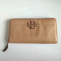 TORY BURCH ラウンドファスナー長財布 ベージュのサムネイル