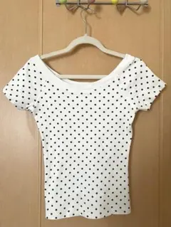 Brandy Melville ドットトップス　Tシャツのサムネイル