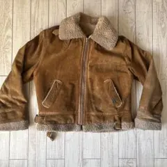 NEXT STAGE スエード ボア襟ジャケット