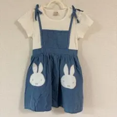 プティマイン　miffy 半袖ワンピース　サイズ100