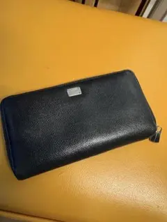 DOLCE&GABBANA ラウンドファスナー長財布 ブラックのサムネイル
