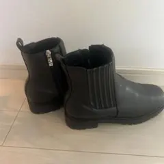 レディース　黒　ブーツ　24.5センチ