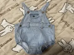 デニムロンパース