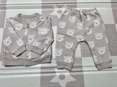 GAP baby ⭐︎クマ顔プリント トレーナー・パンツセット