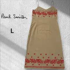 Paul Smith ノースリーブワンピース ベージュ Lサイズのサムネイル