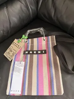 新品未使用】MARNI MARKET ショルダーバッグ ストライプ - メルカリ