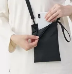 【無印良品】ミニサコッシュ 撥水 再生ポリエステル