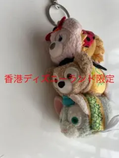 香港ディズニーランド　ダッフィー　ハロウィン　つむつむキーホルダー
