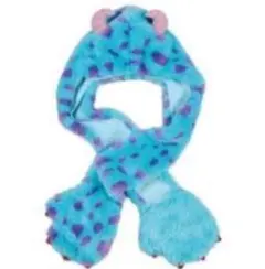 ディズニー モンスターズインク　サリー マフラーキャップ　手袋　防寒