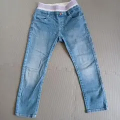 キッズ デニムパンツ ハートポケット 長ズボン120