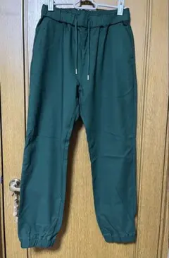 【新品】RODEOCROWNSストレッチジョガーパンツ グリーンSサイズ