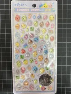 ボンボンドロップミニシール　しずくちゃん　森のなかまたち