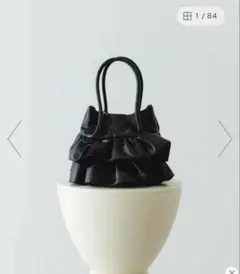【極美品】アーバンリサーチRODESKOロデスコ　 フリルショルダーハンドバッグ
