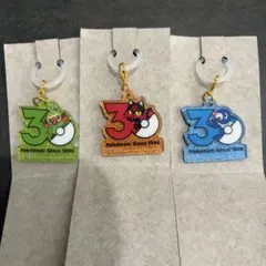 ポケモン 30周年ロゴマスコット ポケチャーム2 サルノリ ニャビー アシマリ
