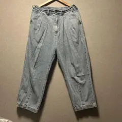 ルーズデニムワイドパンツのサムネイル
