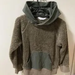 オフィシャルチーム　カーキ ボアパーカー 140