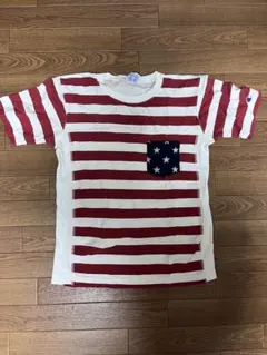 セール　チャンピオン　Tシャツ　リバースウィーブ　星条旗　アメリカ　USA