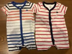 baby GAP半袖ロンパース 2点セット
