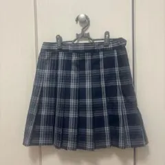 WEGO 制服プリーツスカート　ネイビーチェック