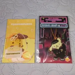 サンリオ　ポムポムプリン　アクリルキーホルダー　お守り　キーホルダー