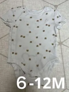 クマ柄 ホワイトロンパースbaby gap