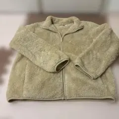 ベージュ フリースジャケット 160