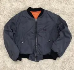 《USED》90s リバーシブル MA-1 ネイビー Mのサムネイル