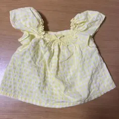 【ZARA】ギンガムチェック　トップス　チュニック　女の子服　夏服　100cm