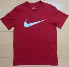 NIKE ロゴプリント Tシャツ 日本 レッド M