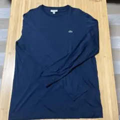 LACOSTE 長袖Tシャツ ネイビー クルーネック