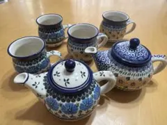 苺、ポーランド食器、ポーリッシュポタリー、ツェラミカ、マリアンナ社、食器セット 苺、ポーランド食器、ポーリッシュポタリー、ツェラミカ、マリアンナ社