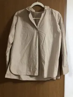 美品　ESTNATION ベージュ 長袖シャツのサムネイル