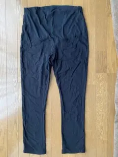 マタニティパンツ ストレート ブラック Lサイズ