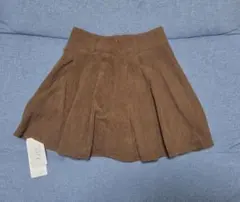 Dazy プリーツスカート ブラウン