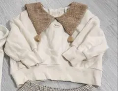 ララ様　クリーム色 トレーナー