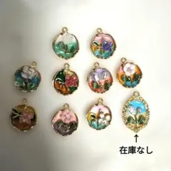 未使用】フェリシモ 自然の輝き刺しゅう糸アクセサリー 手芸キット6点
