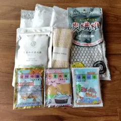 入浴剤セットとボディタオル