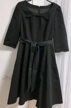 TO BE CHIC】トゥービーシック パール襟付きチュニックワンピース 42