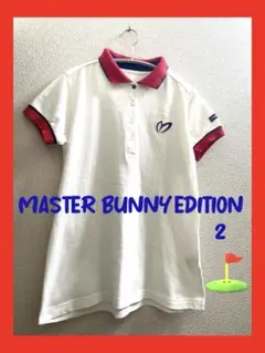 MASTER BUNNY EDITION 古着　半袖ポロシャツ　レディース　2