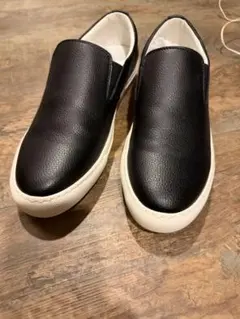UNITED ARROWS 黒レザー スリッポン hALON 25cm - メルカリ