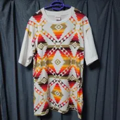 XLARGE 幾何学模様 Tシャツ Lサイズ