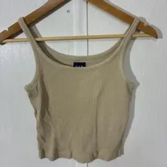 【 3045番】GAP リブ タンクトップ ベージュ XSのサムネイル