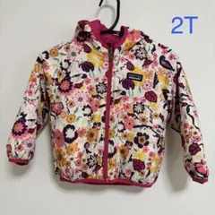 【中古】2T Patagonia リバーシブルダウンジャケット