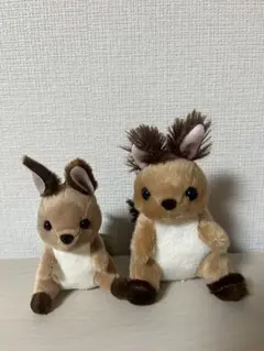 くったりエゾリス　VMC LMC ライトブラウン 2点セット