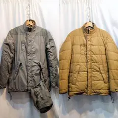 美品 実物 オランダ軍 リバーシブル 中綿 ジャケット M 保存袋付き